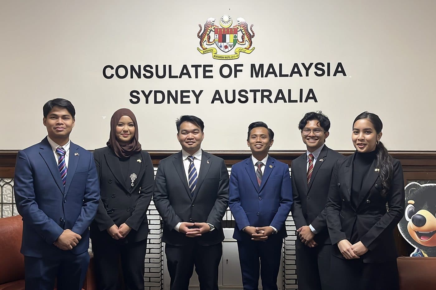 MASCA NSW representatives at the Consulate of Malaysia in Sydney